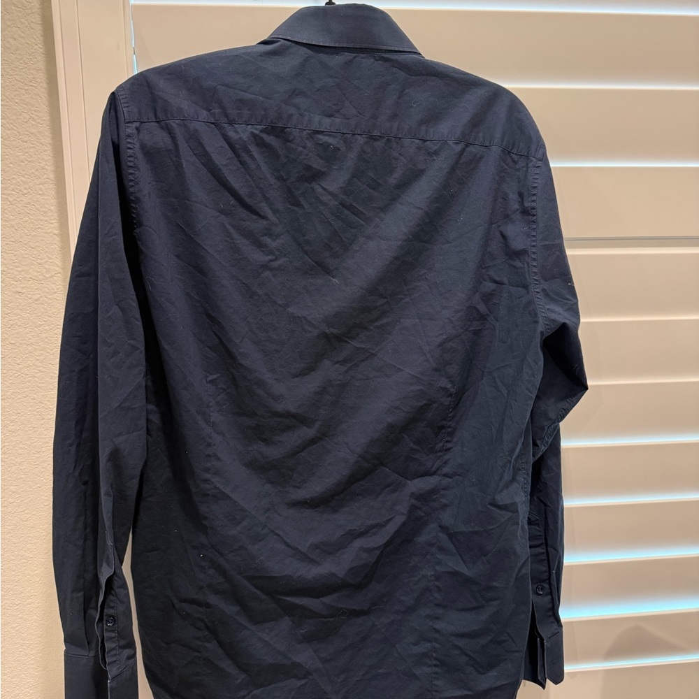 Roberto Cavalli Men's Navy Blue Shirt Size M - Picture 2 of 6